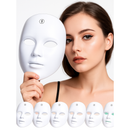 Máscara LED 7 Cores para Fototerapia Facial – Rejuvenescimento, Acne e Firmeza da Pele