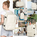 Mochila Viagem Feminina Masculinas Multifuncional Reforçada Impermeável Expansível Mochila Notebook