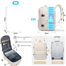 Mochila Viagem Feminina Masculinas Multifuncional Reforçada Impermeável Expansível Mochila Notebook